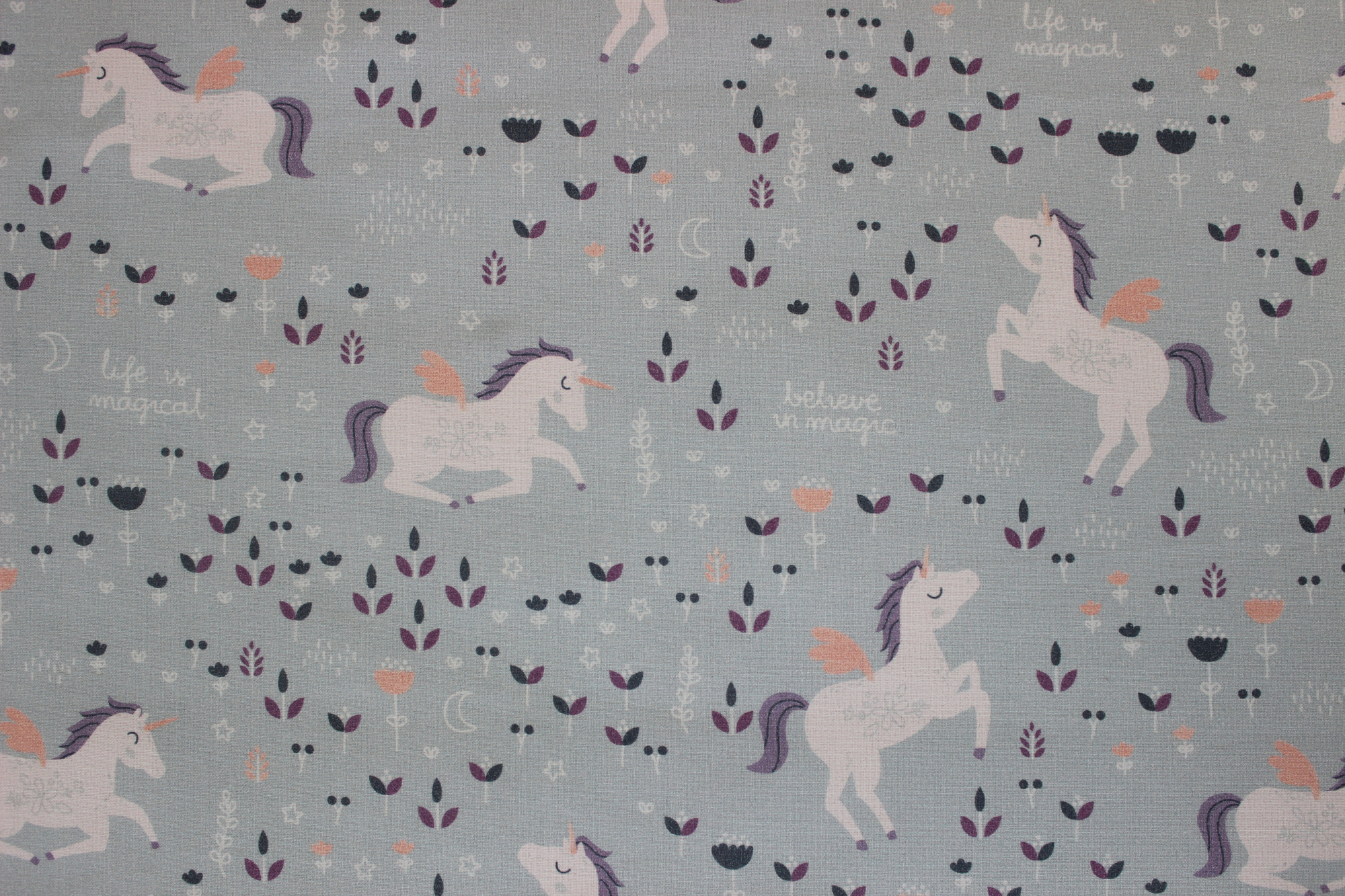 Einhorn Magical / Hellgrau