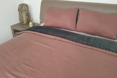 4Seasons Tencel Set: Waschbare Bettdecke / Kissen ohne Bezug
